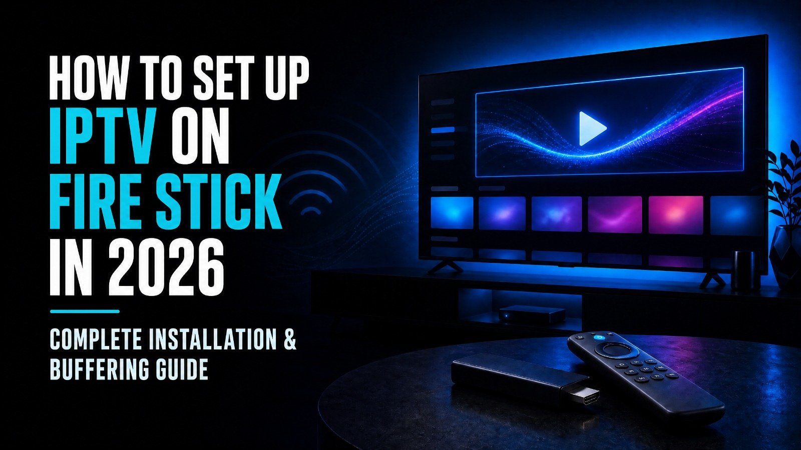 How to set up IPTV on Fire Stick in 2026 with player installation and buffering fixes